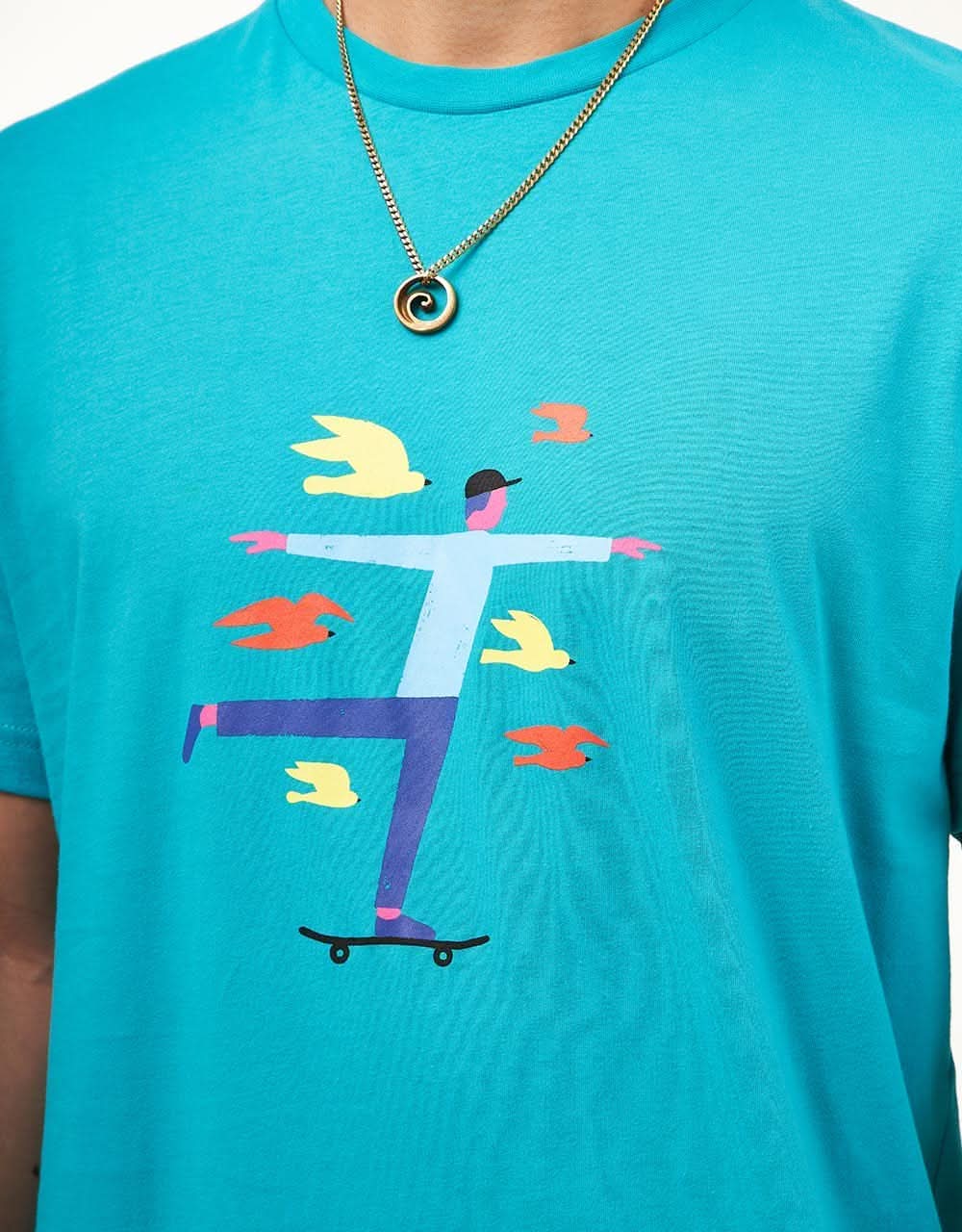 Picture Art LM01 Organic T-Shirt - Spectra Green - Image 2