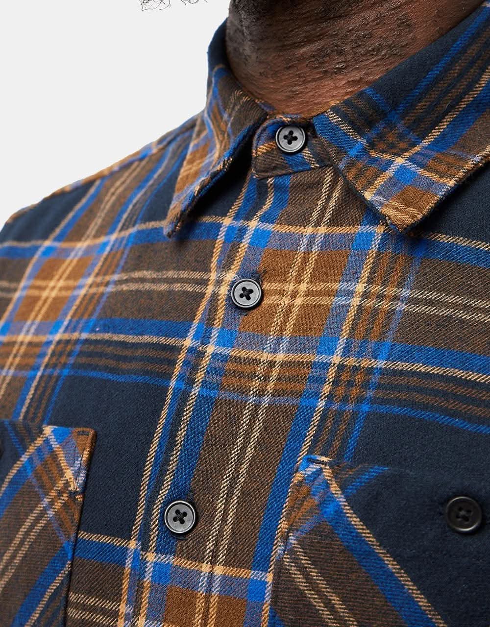 Picture Relowa L/S Shirt - Plaid Dark Blue - Image 3