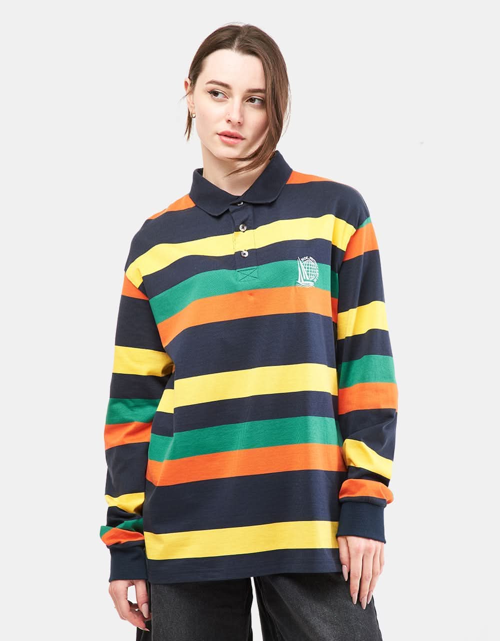 Picture Vendey L/S Polo Shirt - Dark Blue - Image 6