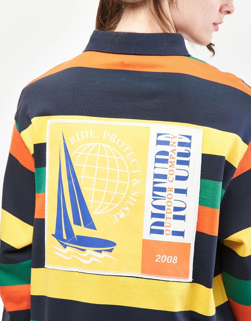 Picture Vendey L/S Polo Shirt - Dark Blue - Image 8
