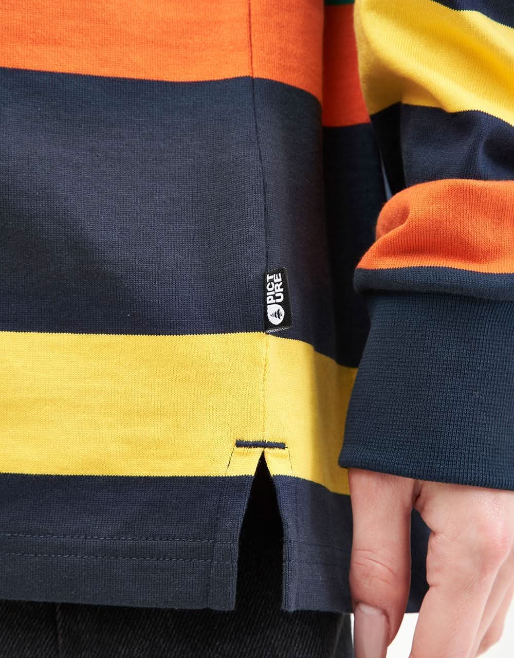 Picture Vendey L/S Polo Shirt - Dark Blue - Image 9