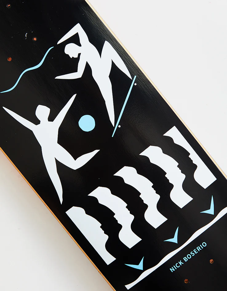 Polar Boserio Cut Out Skateboard Deck - Black - Image 2