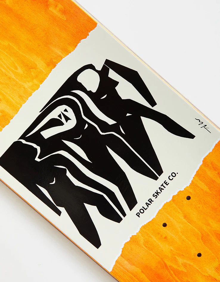 Polar Boserio Cut Out Skateboard Deck - Black - Image 4