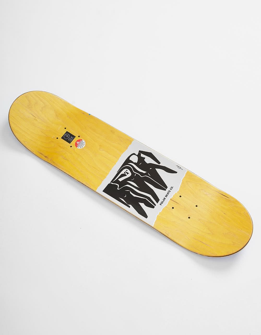 Polar Boserio Cut Out Skateboard Deck - Blue - Image 2