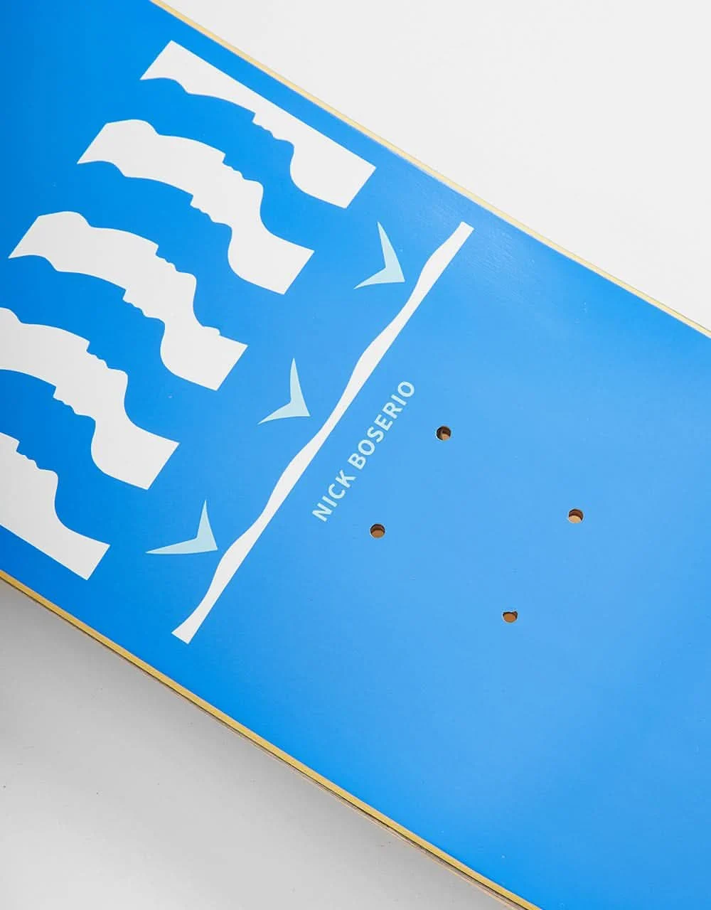 Polar Boserio Cut Out Skateboard Deck - Blue - Image 3