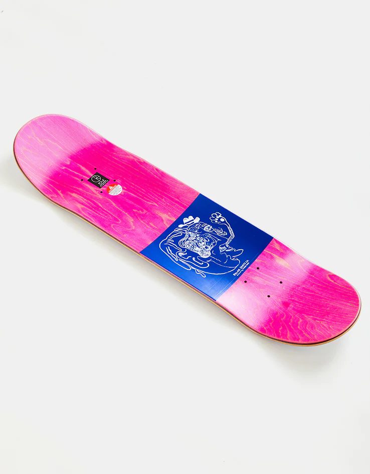 Polar Brady Pigeons Skateboard Deck - White - Image 3