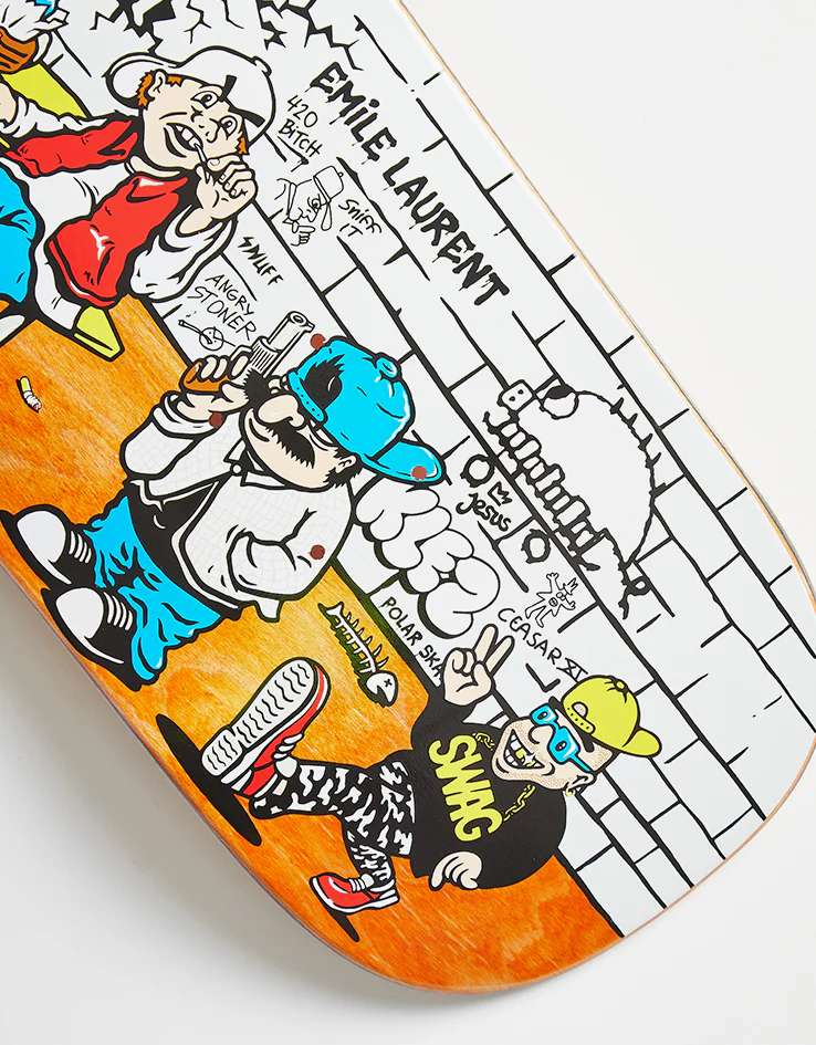Polar Emile High School 'D1' Skateboard Deck - 9.25" - Image 3