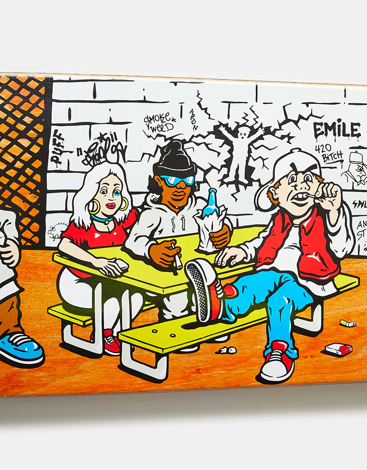 Polar Emile High School 'D1' Skateboard Deck - 9.25" - Image 5