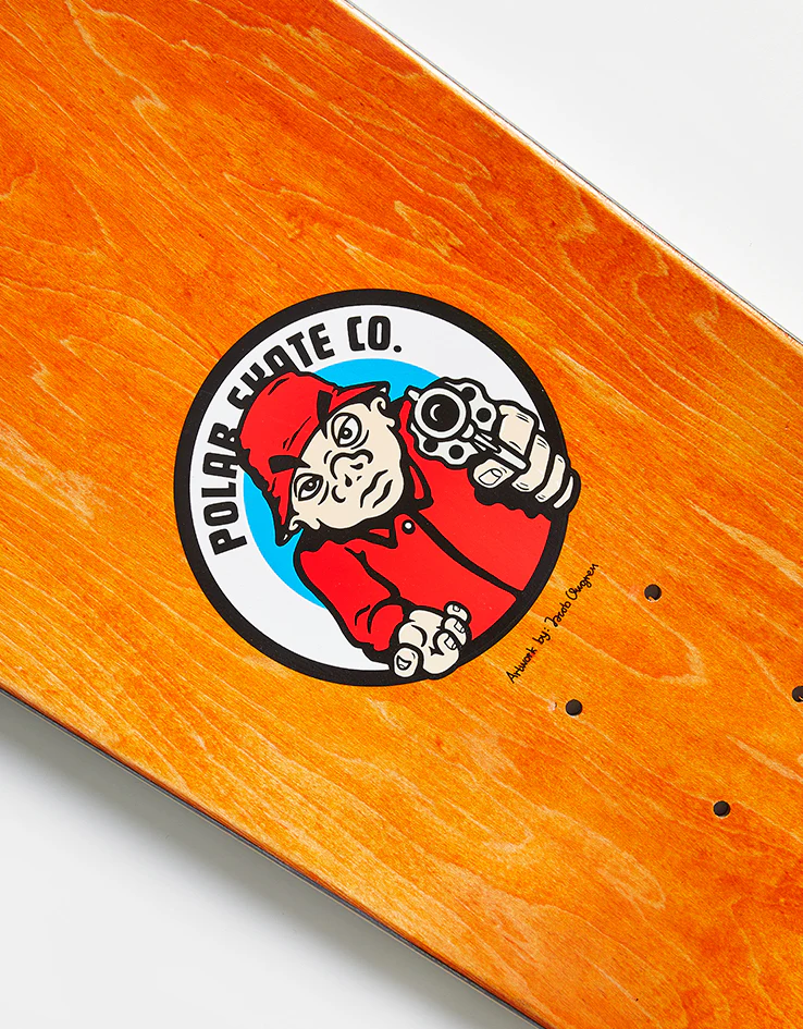 Polar Emile High School 'D1' Skateboard Deck - 9.25" - Image 6