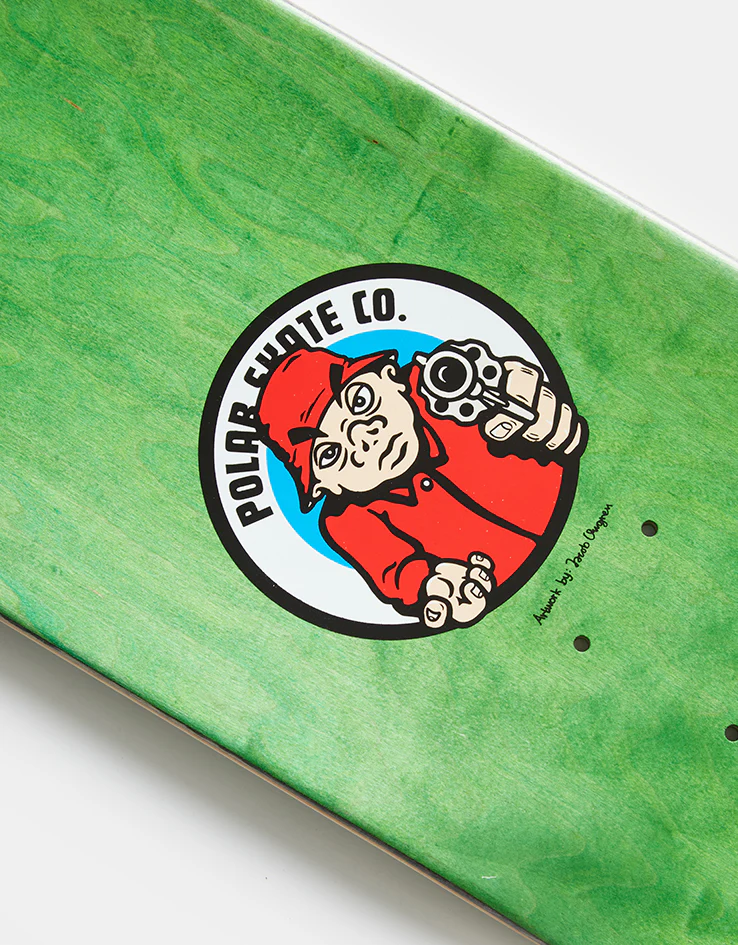 Polar Emile High School Skateboard Deck - 8.375" - Image 6