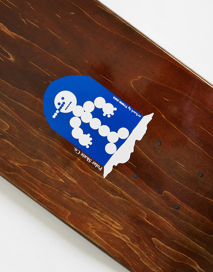 Polar Emile Snowman Skateboard Deck - 8" - Image 4
