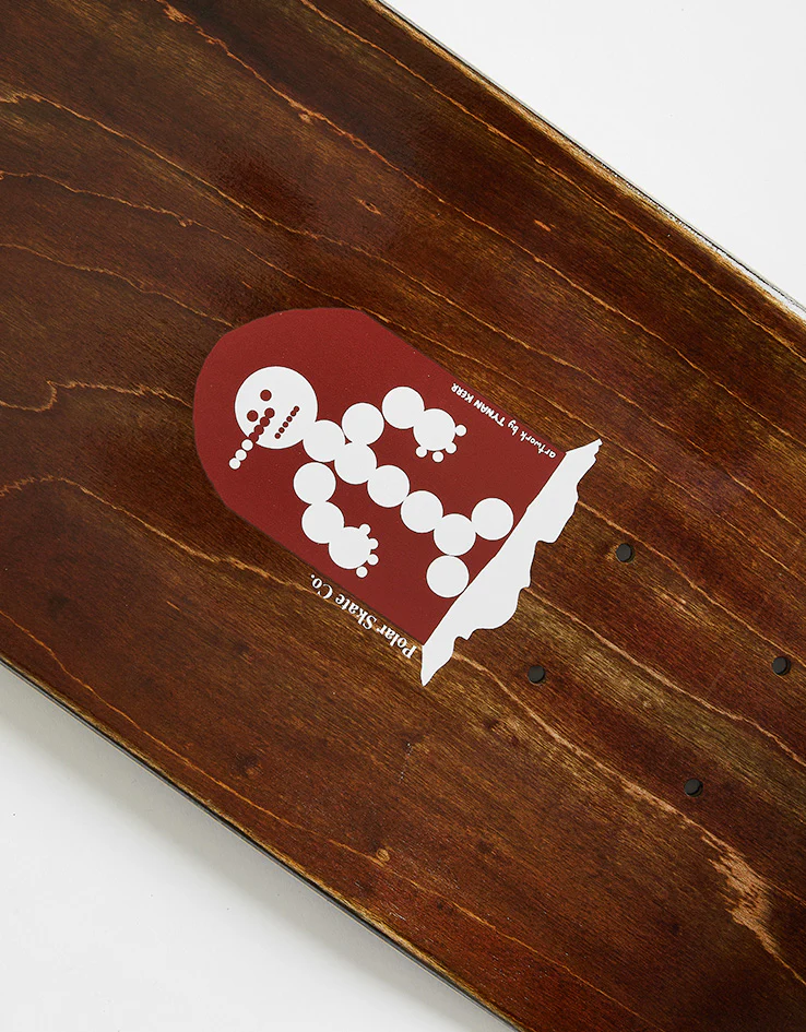 Polar Emile Snowman Skateboard Deck - 8.25" - Image 4
