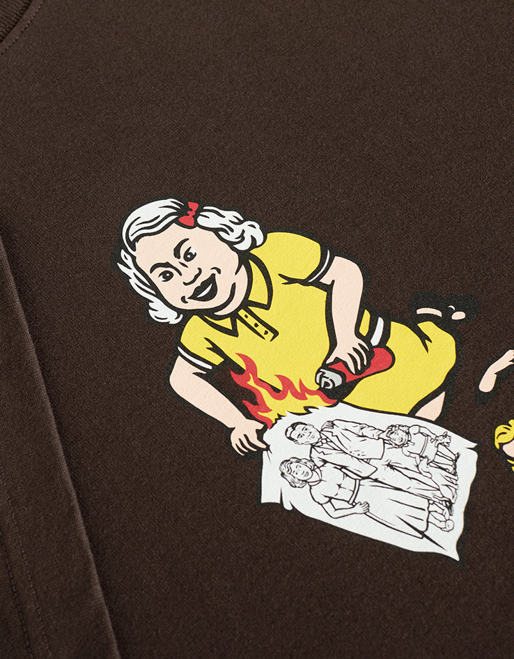 Polar Family Affair T-Shirt - Chocolate - Image 3