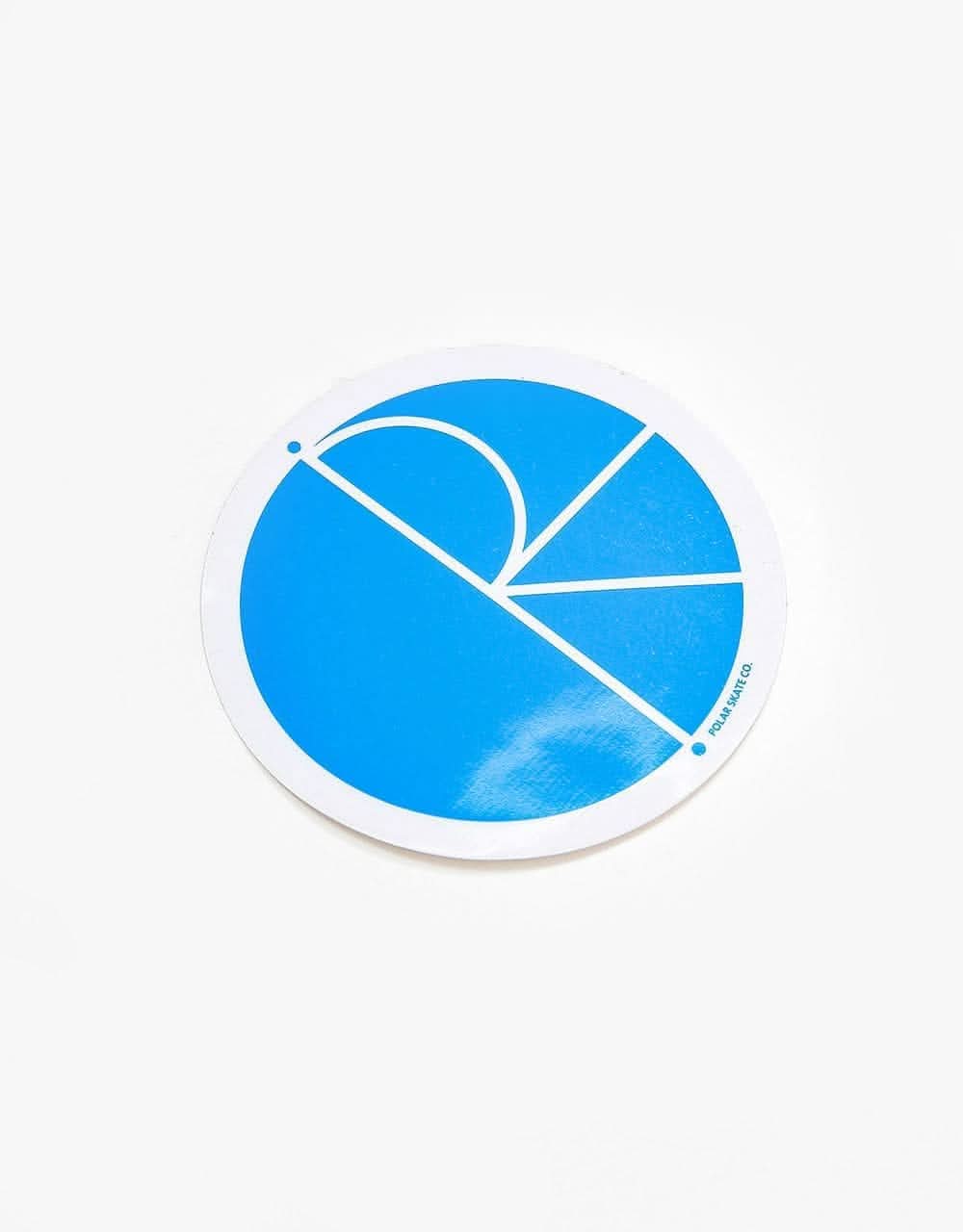 Polar Fill Logo Sticker - Blue - Image 3