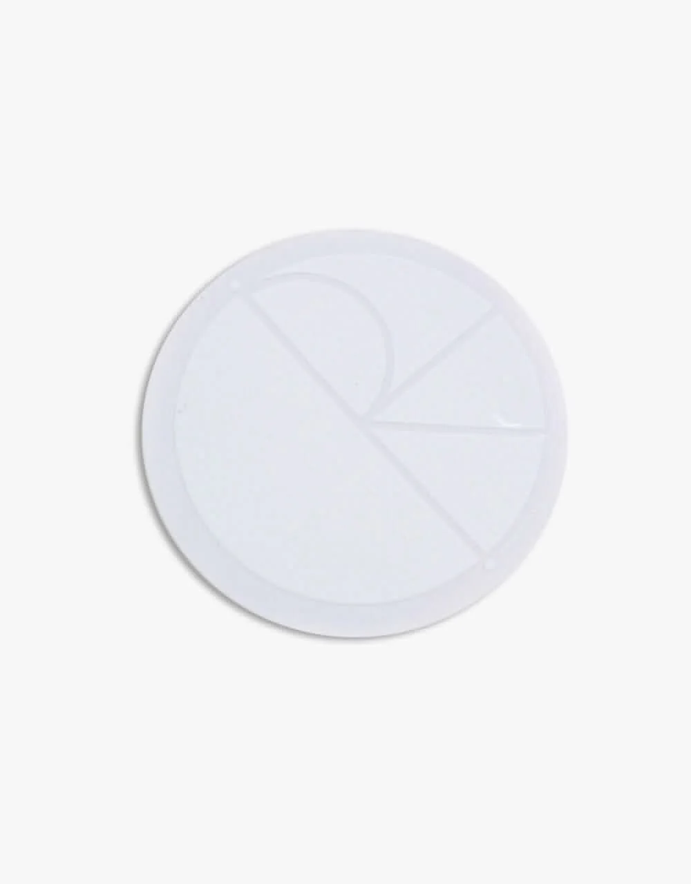 Polar Fill Logo Sticker - White - Image 3