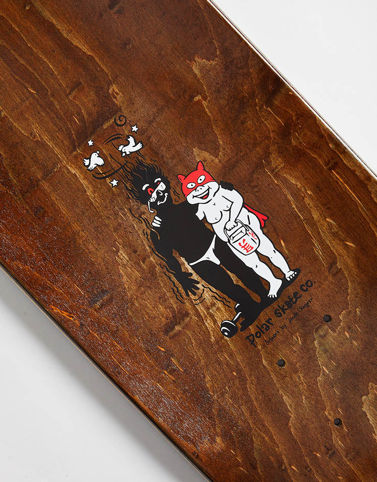 Polar Herrington Pumping Iron Skateboard Deck - 8.5" - Image 4