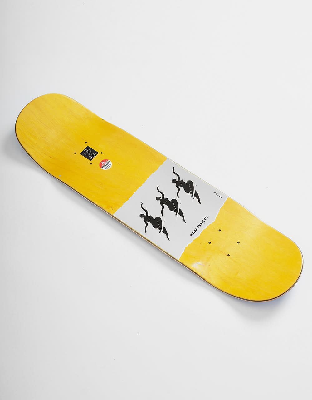 Polar No Complies Forever Skateboard Deck - P2 Shape 8.5" - Image 2