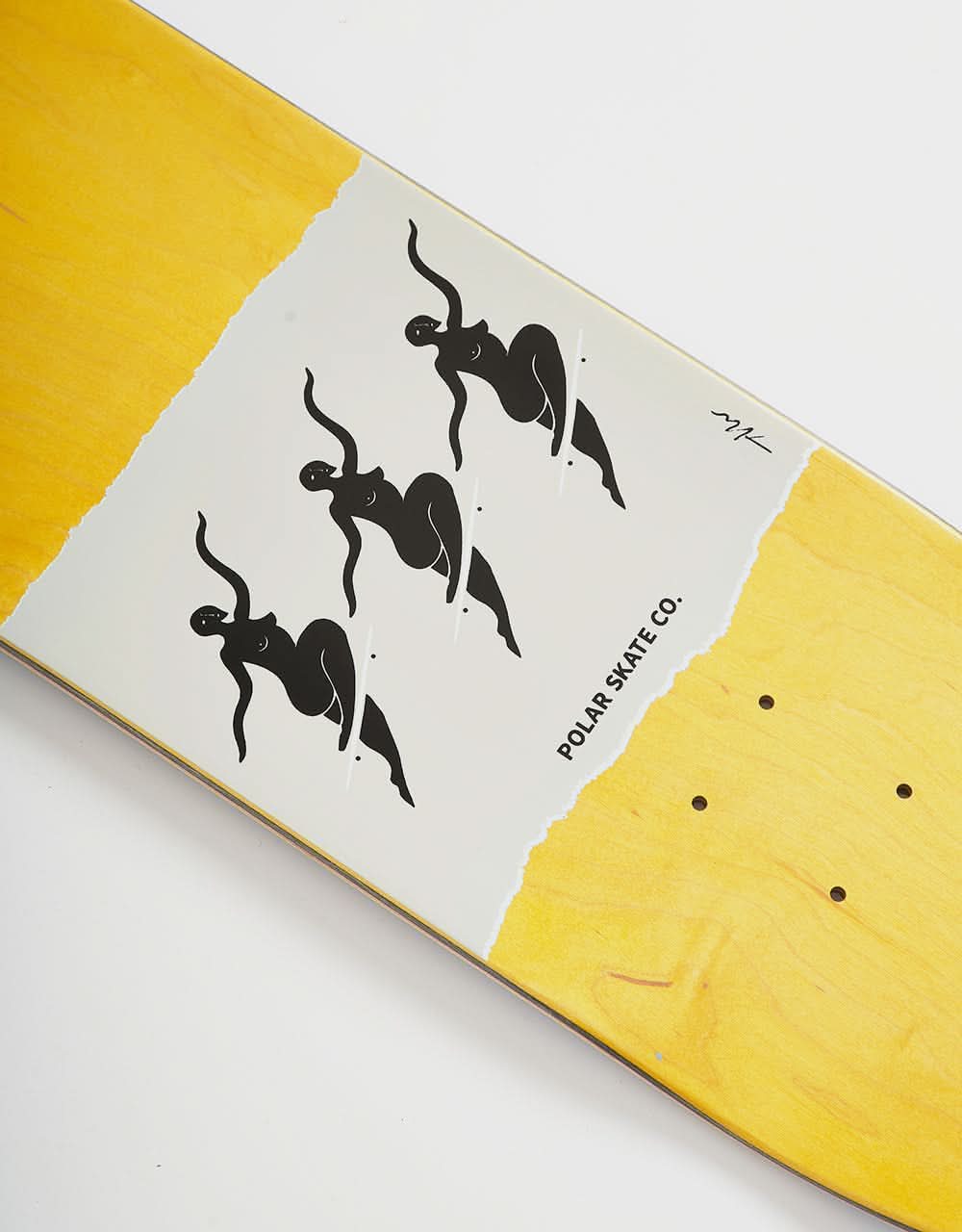 Polar No Complies Forever Skateboard Deck - P2 Shape 8.5" - Image 4
