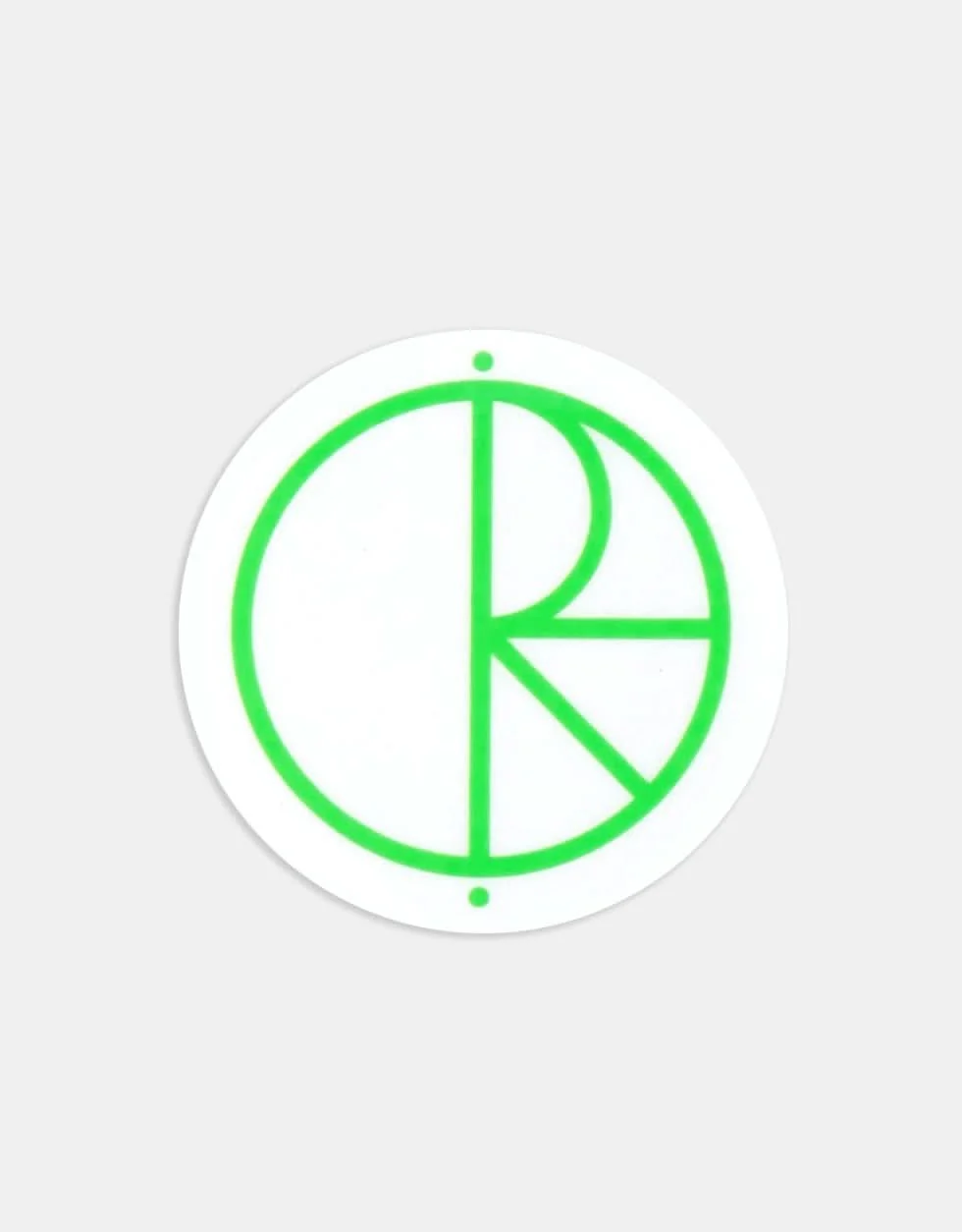 Polar Stroke Logo Sticker - Green