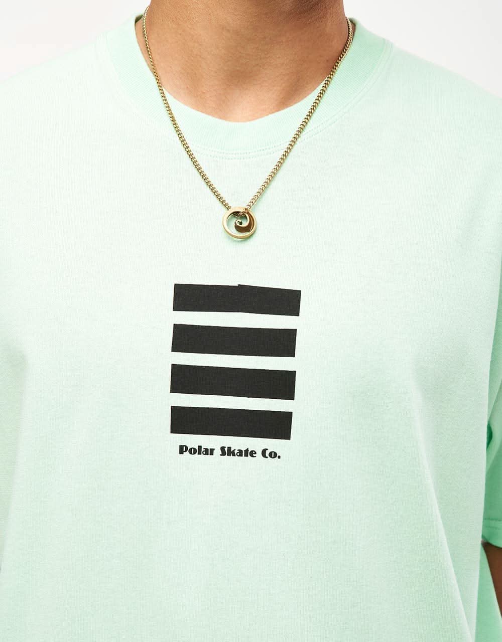 Polar Tape and Panther T-Shirt - Mint Green - Image 4