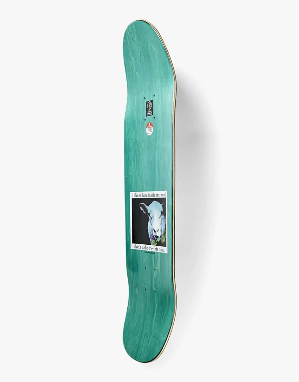 Polar Team I Like It Here…Sheep In Motion Skateboard Deck - P9 Shape 8.625" - Image 3