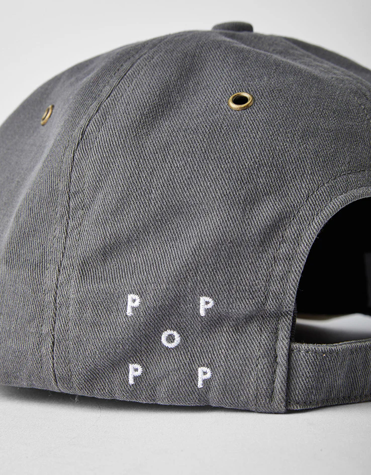 Pop Trading Company 2 Tone Flexfoam Cap - Charcoal/Off White - Image 3
