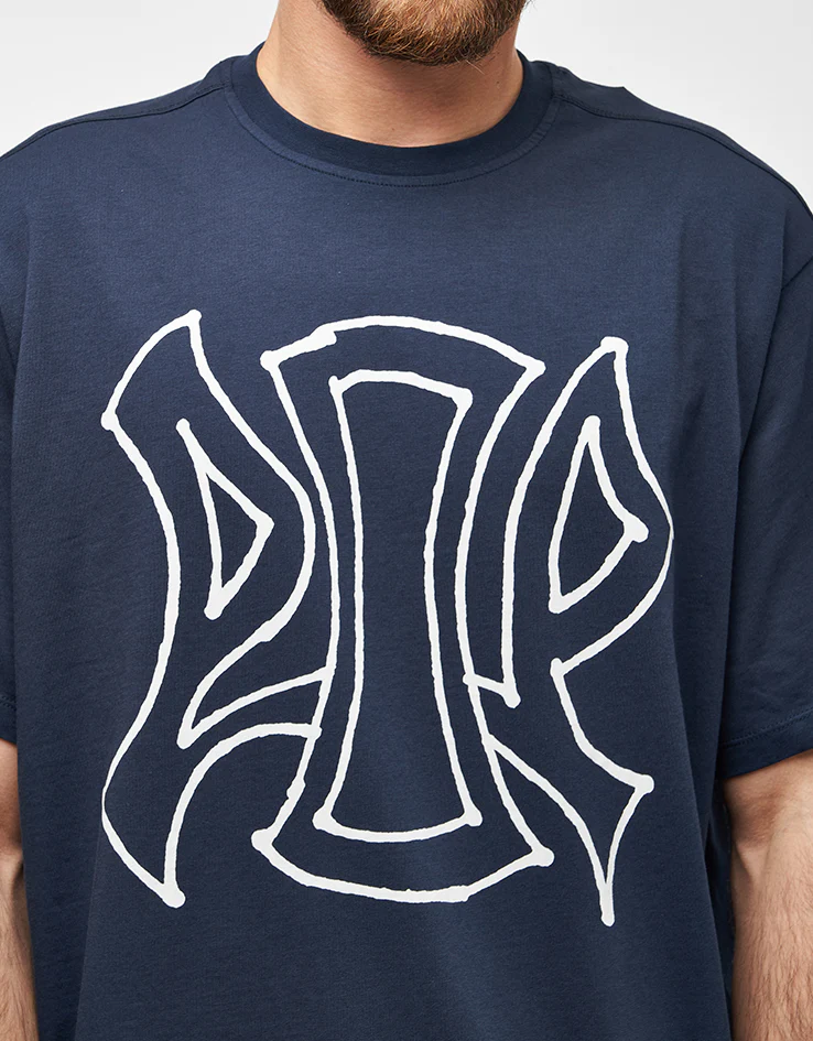 Pop Trading Company Acid T-Shirt - Navy - Image 3