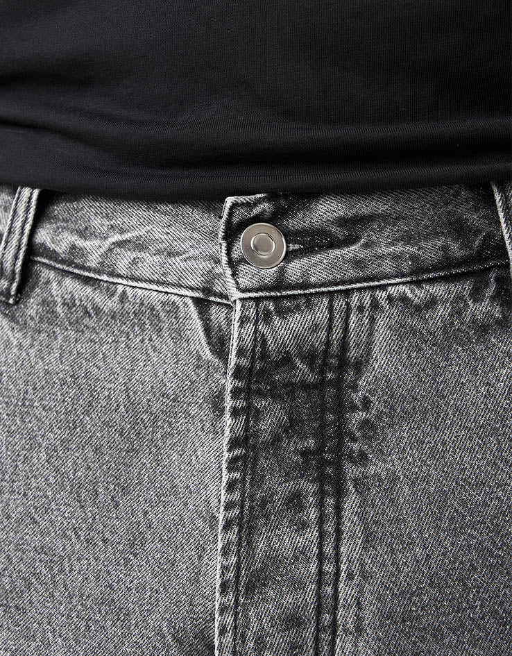 Pop Trading Company Drs Denim Pants - Light Grey Denim - Image 7