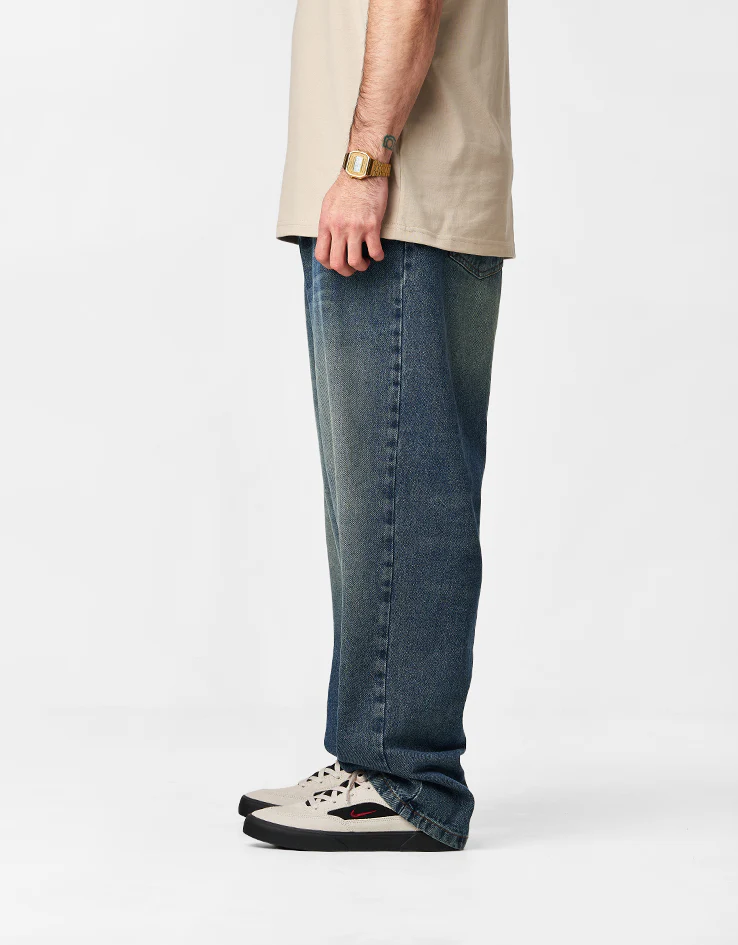Pop Trading Company Drs Denim Pants  - Washed Denim - Image 3