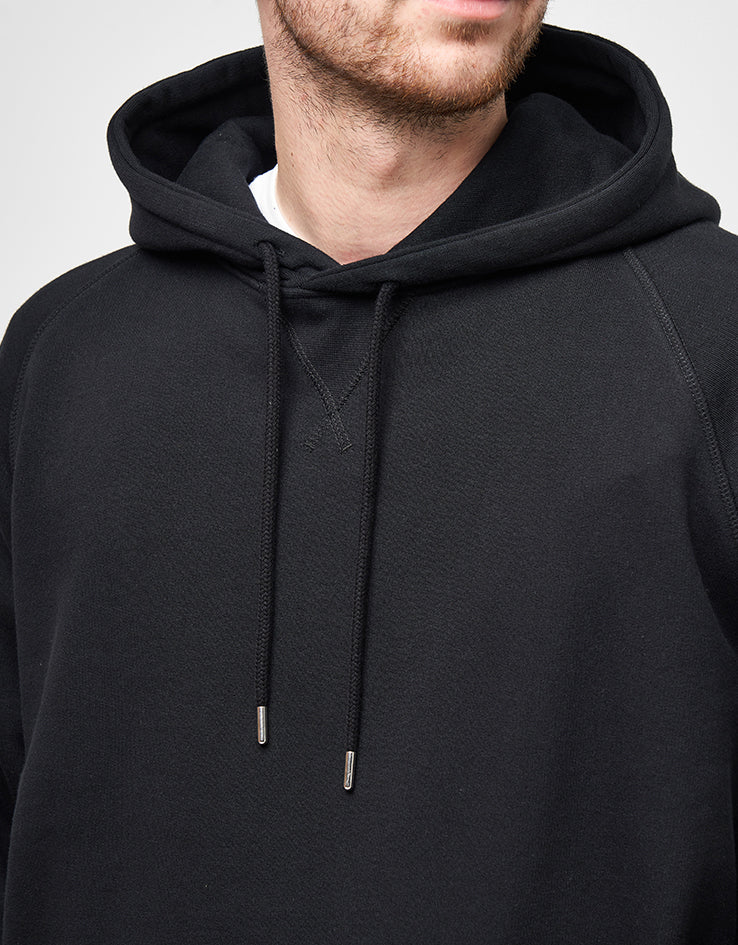 Pop Trading Company Logo Pullover Hoodie - Black/White - Image 4