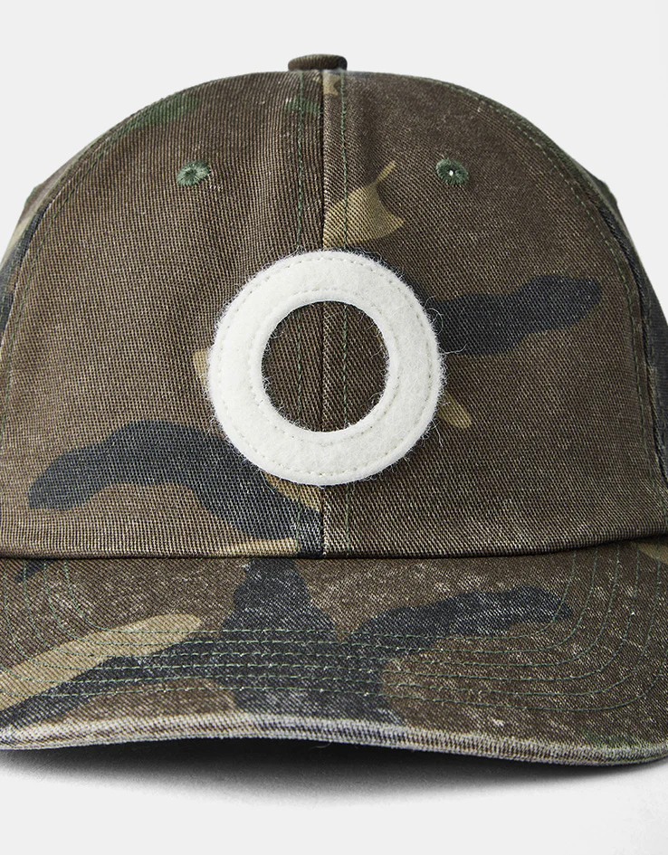 Pop Trading Company O Six Panel Cap - Camo/Charcoal - Image 2