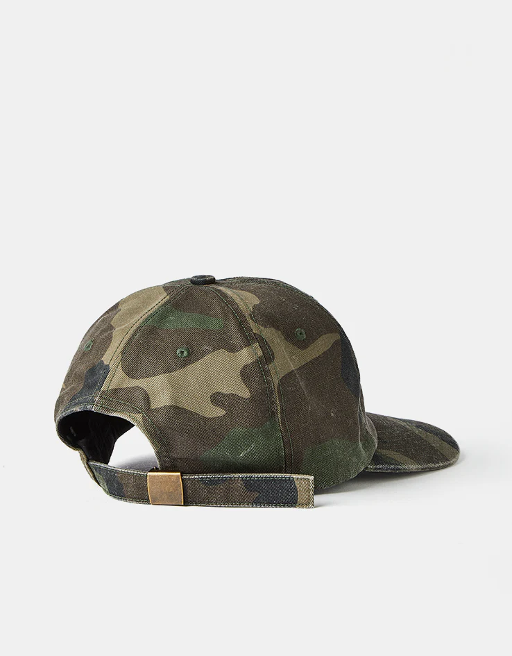 Pop Trading Company O Six Panel Cap - Camo/Charcoal - Image 4