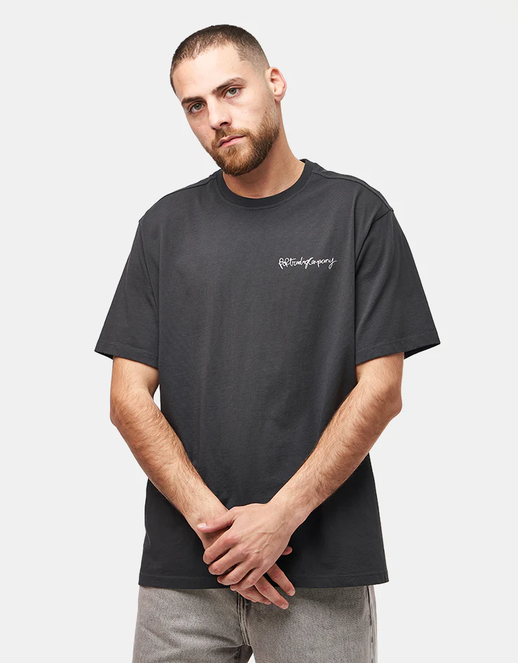 Pop Trading Company Oneliner T-Shirt - Anthracite - Image 2