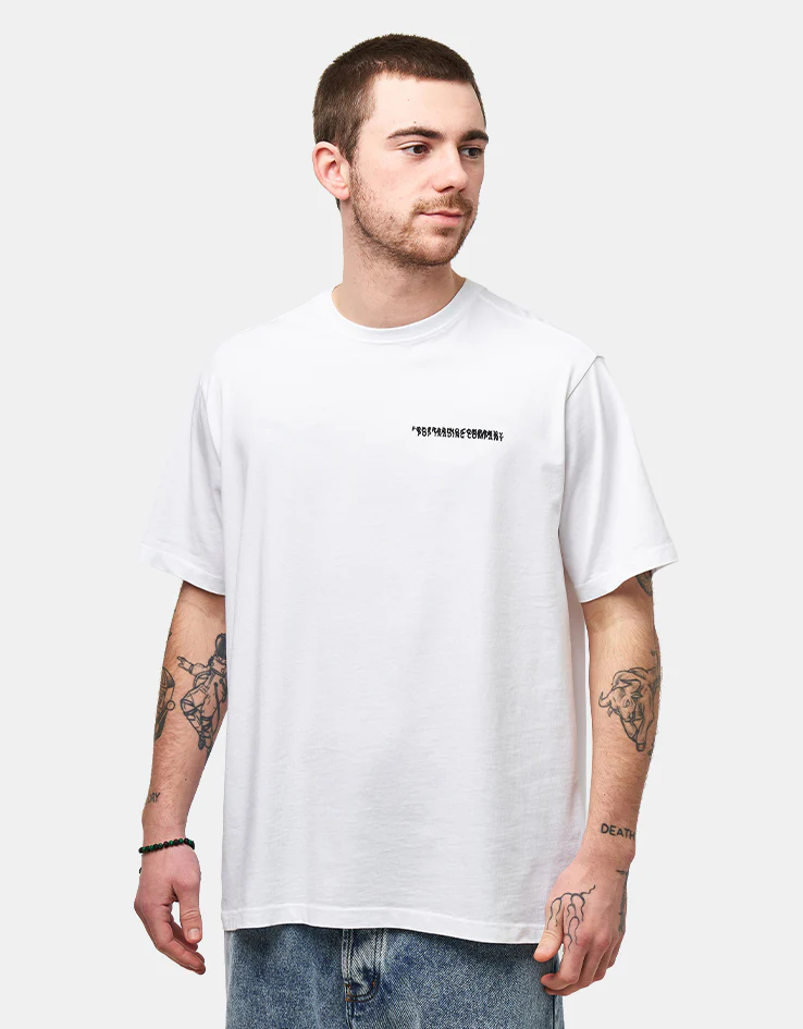 Pop Trading Company Stamp T-Shirt - White - Image 2