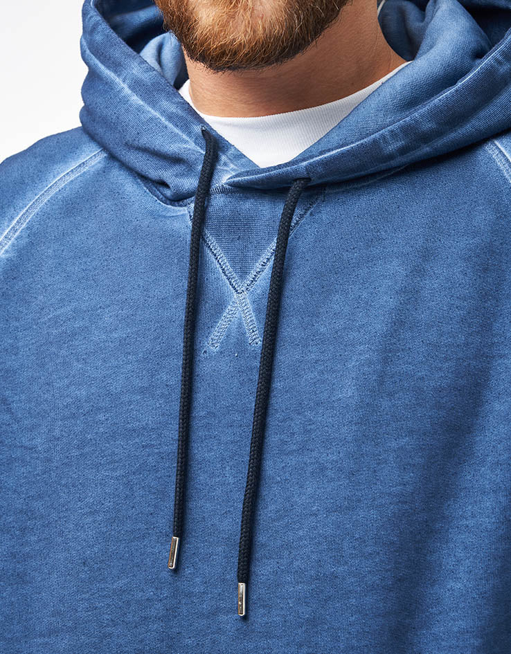 Pop Trading Company Stencil Logo Pullover Hoodie - Navy - Image 4