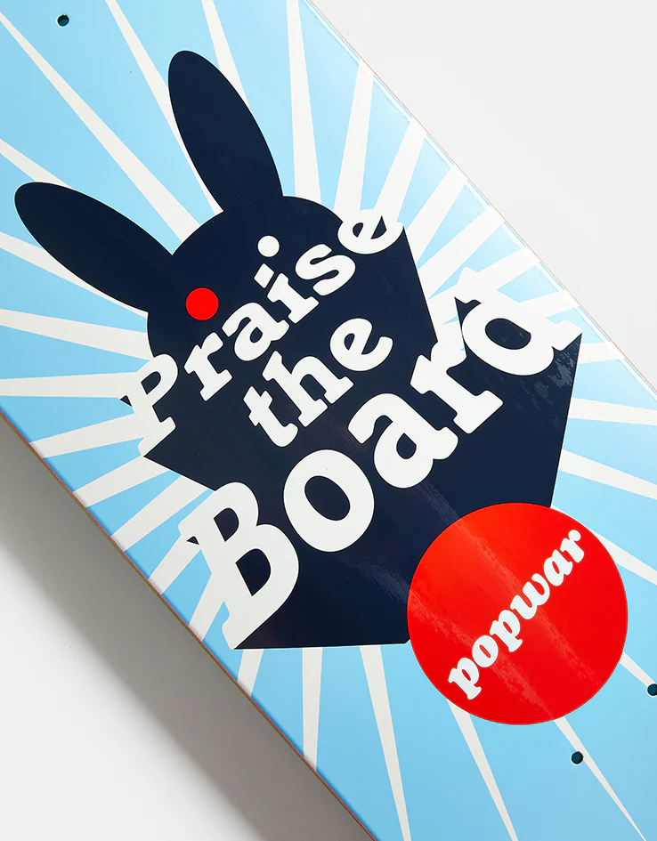 Popwar Praise the Boards Skateboard Deck - 8.25" - Image 3