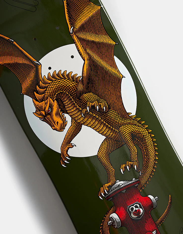Powell Peralta Anderson Hydrant Green 311 Skateboard Deck - 8.4" - Image 4