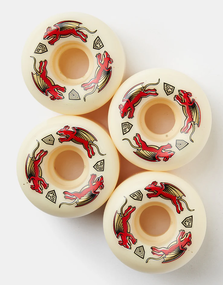 Powell Peralta Dragon Formula Nano Rats AA2 93a Skateboard Wheels - 54mm x 39mm - Image 2