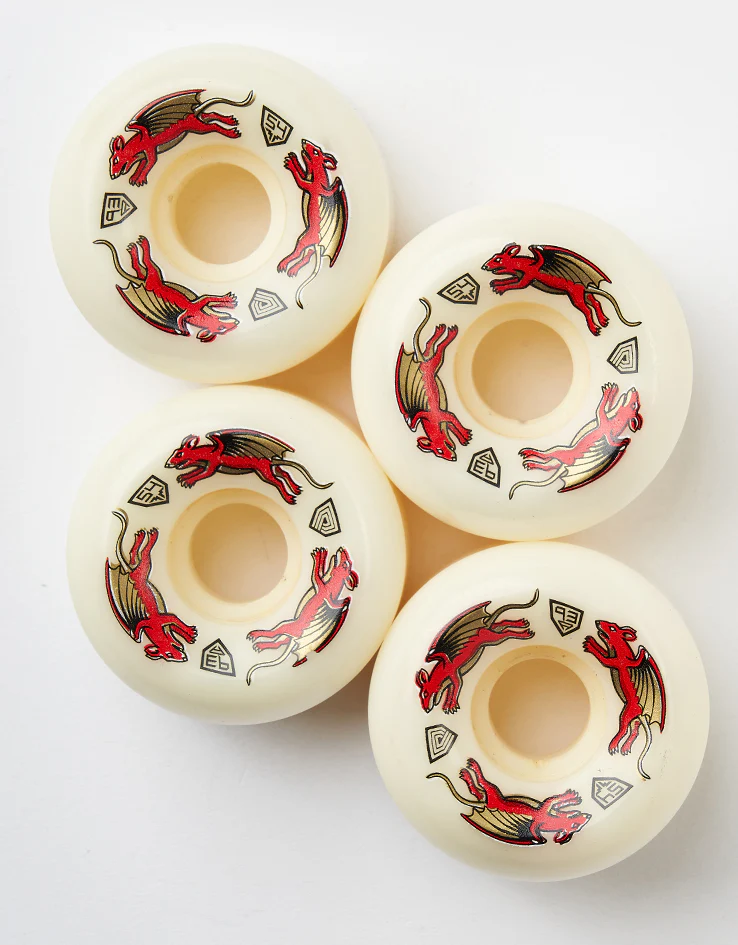 Powell Peralta Dragon Formula Nano Rats AV6 93a Skateboard Wheels - 54mm x 34mm - Image 2