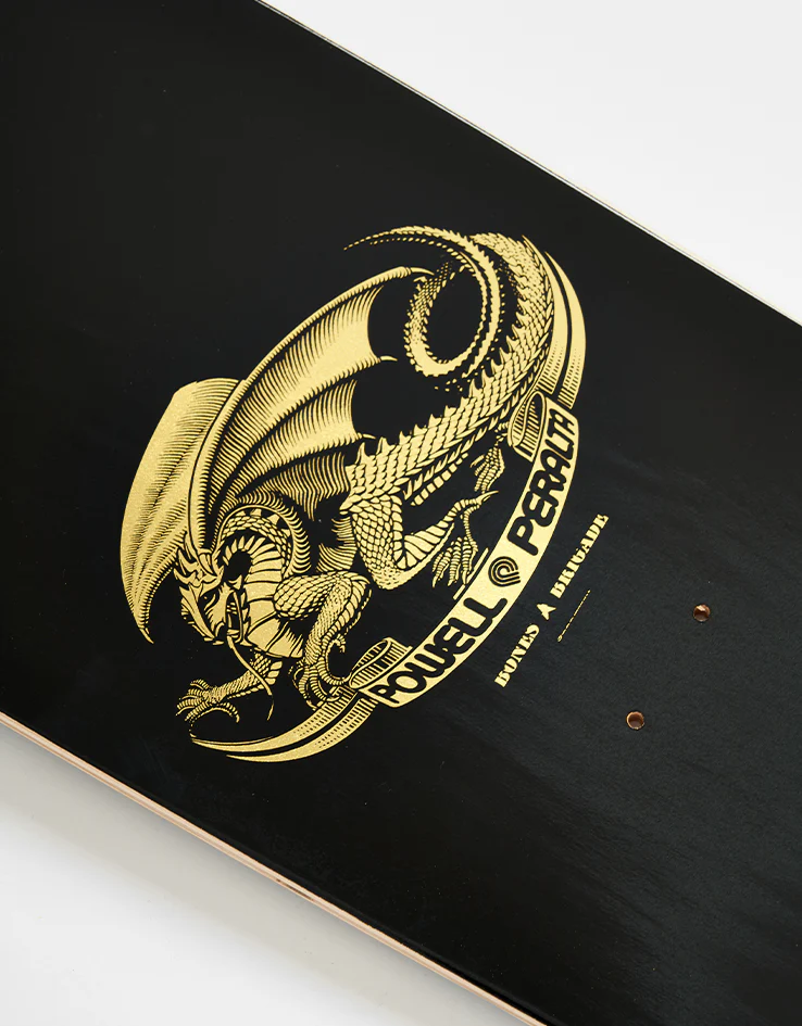Powell Peralta Hawk Gold Foil Bones Brigade S16 Reissue Skateboard Deck - 10" - Image 4