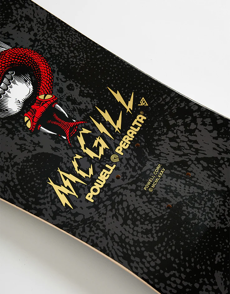 Powell Peralta McGill Gold Foil Bones Brigade S16 Reissue Skateboard Deck - 10" - Image 2