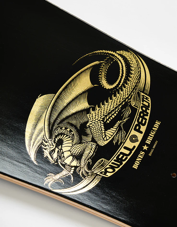 Powell Peralta McGill Gold Foil Bones Brigade S16 Reissue Skateboard Deck - 10" - Image 4