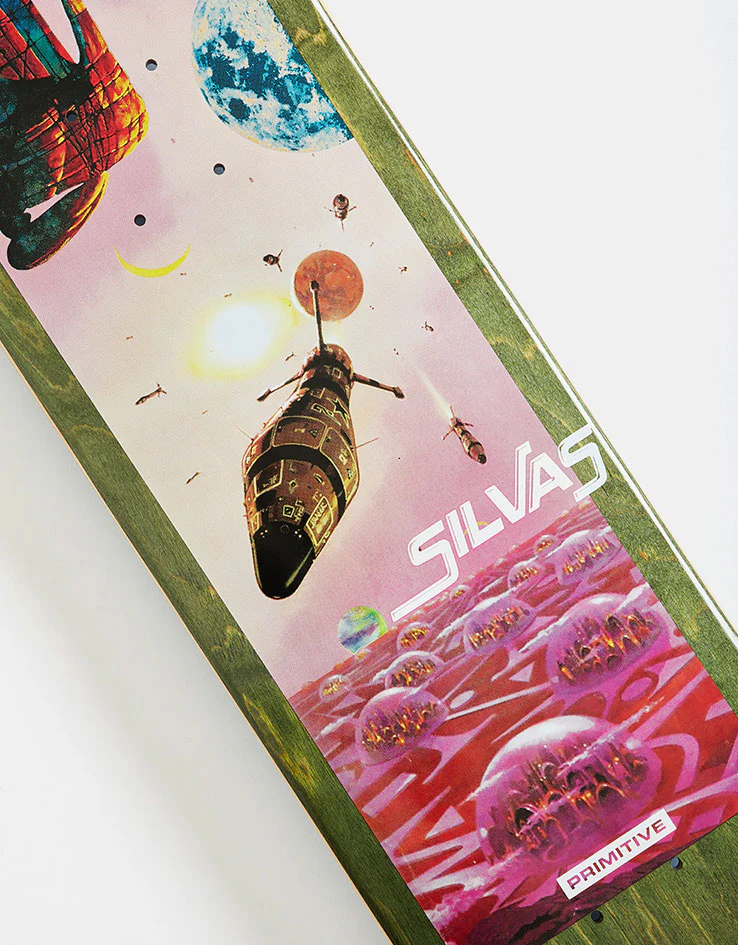Primitive Silvas New Worlds Skateboard Deck - 8" - Image 3