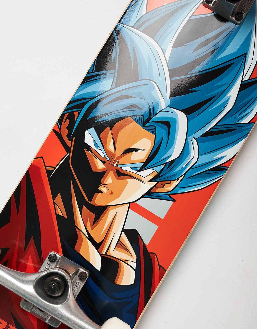 Primitive x Dragonball Z Rodriguez Goku SSG Complete Skateboard - 8" - Image 3