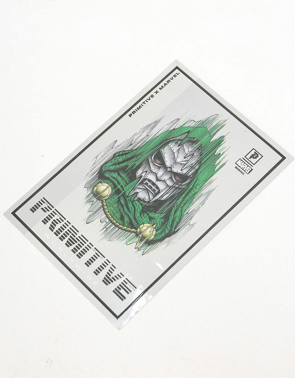 Primitive x Marvel x Paul Jackson Doctor Doom Sticker - Image 3