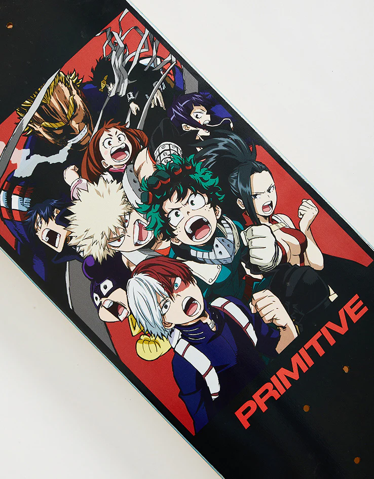 Primitive x My Hero Academia My Hero Academia Skateboard Deck - 8" - Image 3