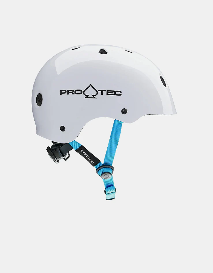 Pro-Tec Classic Cert Junior Helmet - Gloss White - Image 2