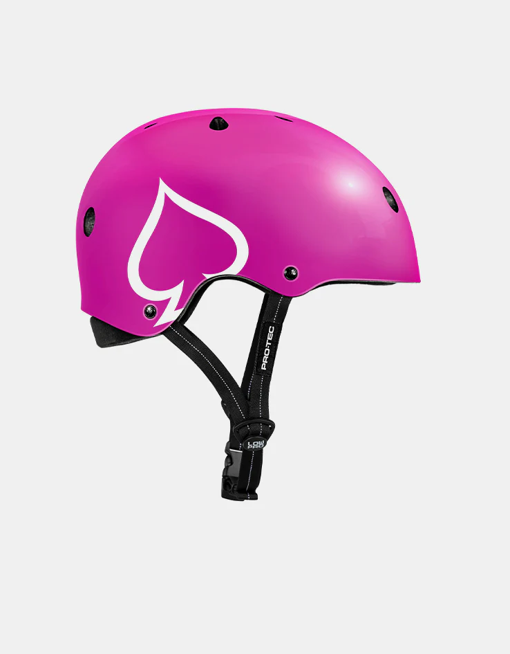 Pro-Tec Low Pro Helmet - Gloss Pink - Image 2