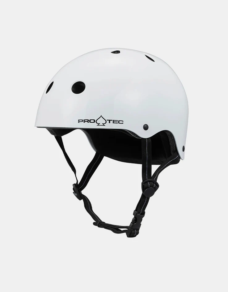 Pro-Tec Low Pro Helmet - Gloss White - Image 3