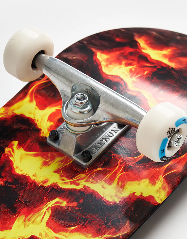 Push Lava Yellow FP Complete Skateboard - 8" - Image 6